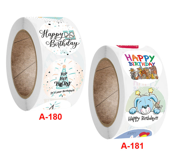 Pegatinas Decorativas para Regalos de Cumpleaños y Agradecimiento