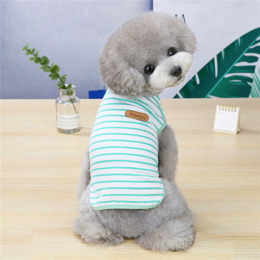 Chaleco Rayas Primavera Verano para Mascotas - Image 12