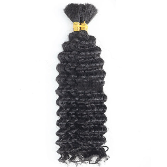 Cabello a Granel Ondas Profundas Boho Trenzas Mixtas Humano