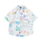 Camisa para Hombre con Estampado de Flores y Mariposas Graffiti