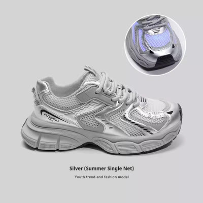 Zapatos Plataforma Dad Shoes Mesh Transpirables - Image 17