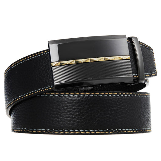 Cinturón de Cuero para Hombre con Hebilla Automática - Image 20
