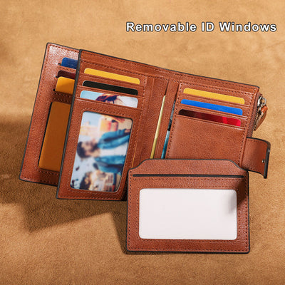 Billetera de Cuero para Hombre con Protección Antirrobo y Monedero - Image 4