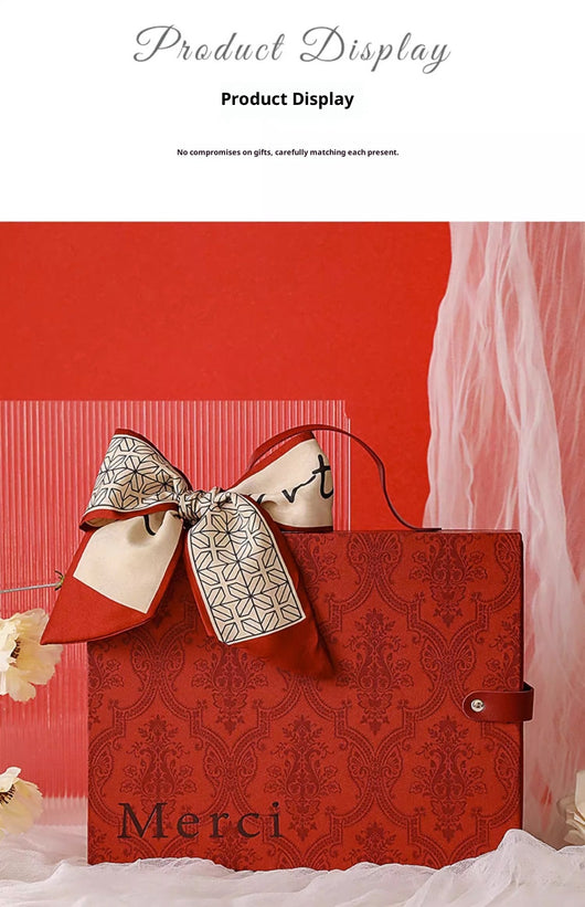 Pañuelo de Seda Cuadrado Lujo con Caja de Regalo para Bodas y Eventos - Image 8