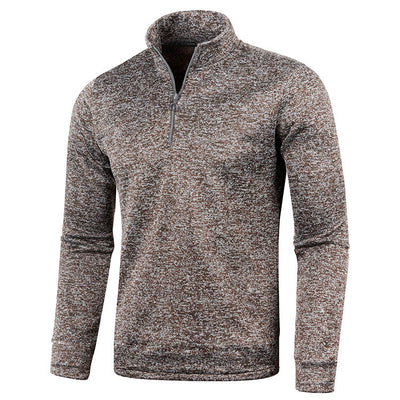Suéter de Invierno para Hombre con Cierre de Cremallera en Cuello - Image 8