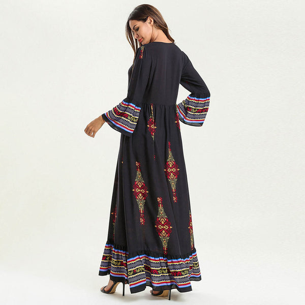 Vestido Casual Estampado para Lactancia