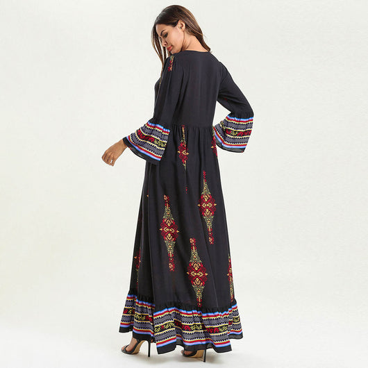 Vestido Casual Estampado para Lactancia - Image 2