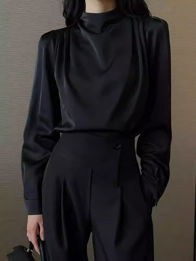Blusa Elegante Reductora de Otoño para Mujer - Image 5