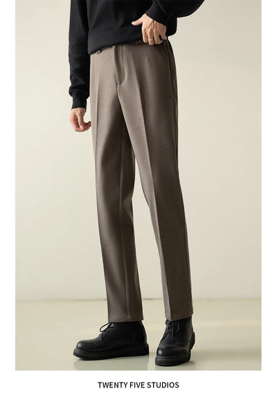 Pantalones de Vestir Casual Rectos para Hombre - Estilo Versátil - Image 10
