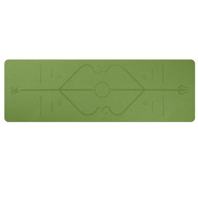 Tapete de Yoga Antideslizante con Líneas de Alineación para Principiantes - Image 7