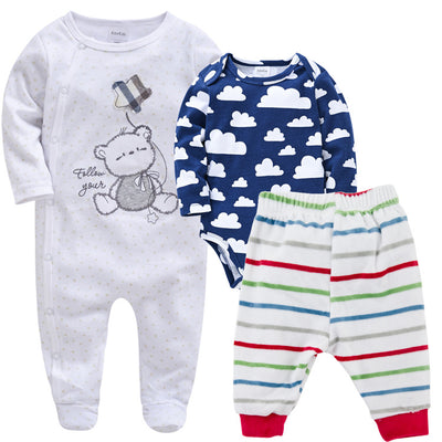 Conjunto de Tres Piezas para Bebé - Otoño e Invierno - Image 12