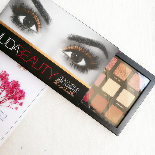 Paleta de Sombras 18 Colores Oro Rosa - Maquillaje Profesional - Image 2