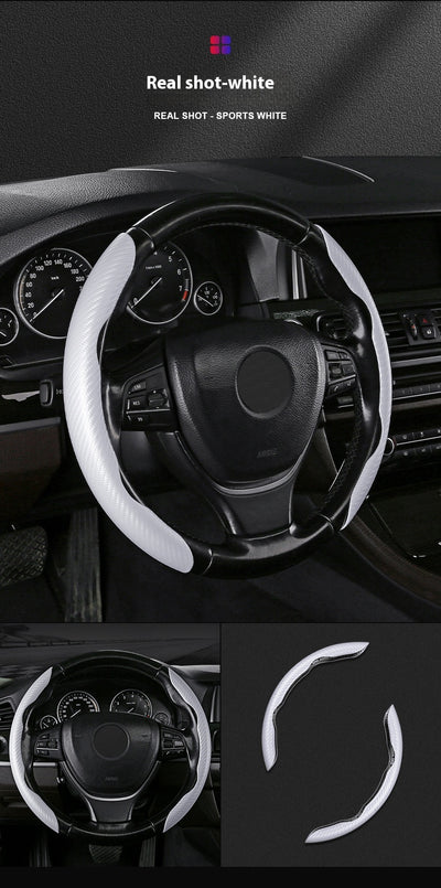 Funda para Volante de Gamuza Absorbente con Patrón Fibra de Carbono - Image 37