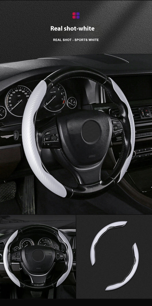 Funda para Volante de Gamuza Absorbente con Patrón Fibra de Carbono - Image 37
