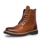 Botas Masculinas Martin de Couro - Sapatos de Couro Genuíno