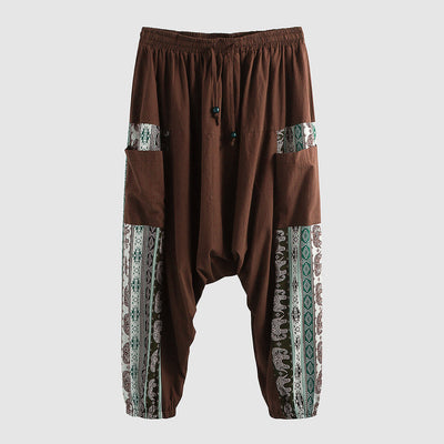 Pantalones Casuales Holgados con Estampado Degradado para Hombre - Image 4