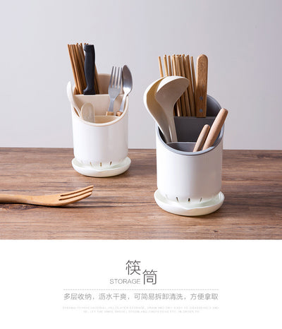 Escurridor de Cocina Desmontable con Barril de Almacenamiento - Image 4