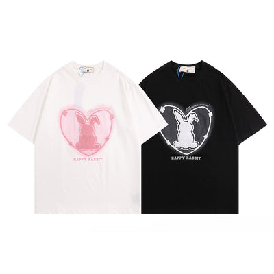 Camiseta Vintage con Estampado de Letras para Hombre y Mujer - Image 11