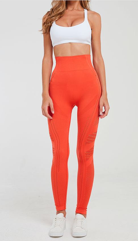 Pantalones Yoga Ajustados Sin Costuras - Diseño Deportivo de Alta Elasticidad - Image 3