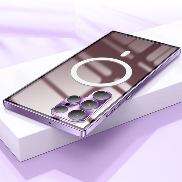 Funda Protectora Magnética con Carga Inalámbrica para Celular