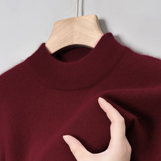Suéter Cuello Alto Casual para Hombre - Diseño Minimalista Versátil - Image 7