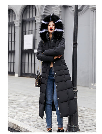 Abrigo Acolchado Ajustado Largo hasta la Rodilla para Invierno - Image 19