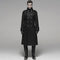 Rompavientos Punk Gothic Rock con Pelaje para Hombre