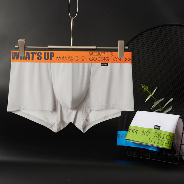 Bóxers Tipo Slip Transpirables de Seda Helada para Hombre