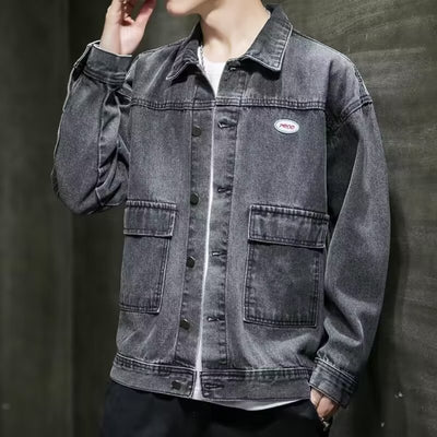 Chaqueta de Mezclilla Premium Coreana para Hombre - Primavera y Otoño - Image 2