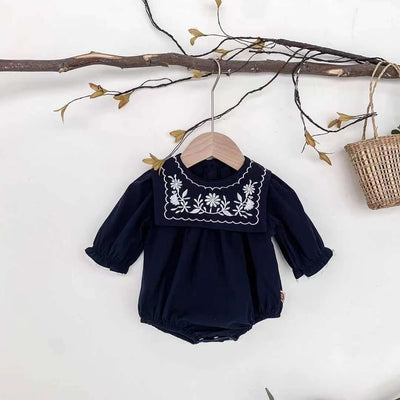 Enterizo Bebé Estilo Marinero con Cuello Bordado - Image 17