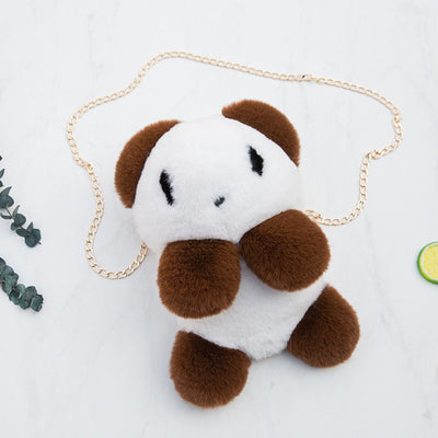 Bolso Diagonal de Peluche de Panda - Image 13