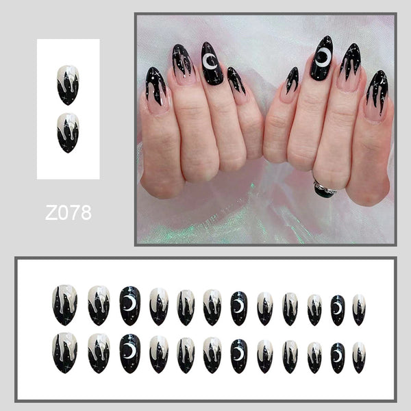 Esmalte de Uñas Llama Negra Estrella Luna