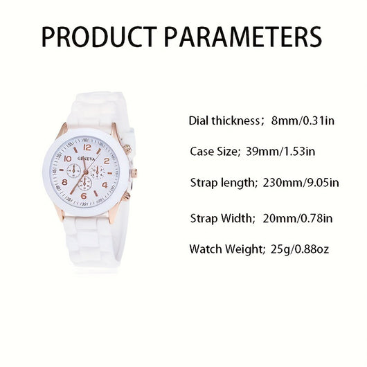 Reloj de Mujer con Correa de Cuero Sintético Clásico Elegante - Image 2