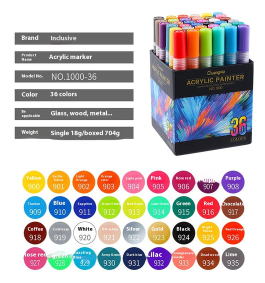 Set de 48 Marcadores Acuarela para Cerámica y Graffiti DIY - Image 26