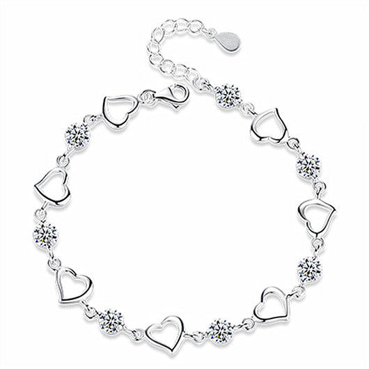 Collar Corazón a Corazón con Diamantes Blancos - Joyería Trendy - Image 12