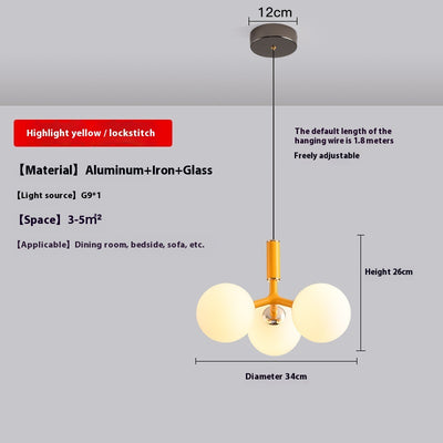Lámpara Colgante Nórdica para Dormitorio y Sala de Estar - Image 7