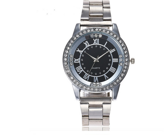 Reloj de Oro Rosado Vansvar Lujo para Mujer con Cristales Rhinestone - Image 8