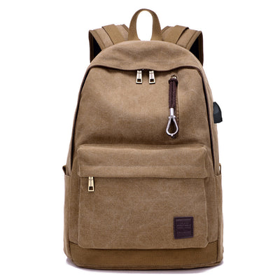 Mochila de Lona con Carga USB - Resistente y Funcional - Image 7