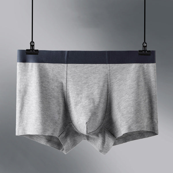Calzoncillos Boxer Seamless de Seda Helada con Borde Plateado para Jóvenes