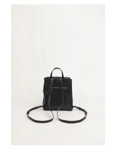 Mochila de Cuero Genuino con Cierre de Cremallera - Image 16