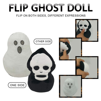 Peluche Reversible Fantasma Halloween - Juguete Interactivo de Doble Cara - Image 4