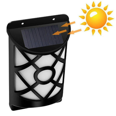 Lámpara Solar de Pared con Efecto Llama LED - Antorcha Decorativa para Jardín - Image 5