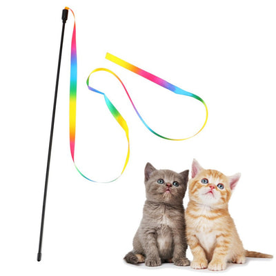 Juguete Interactivo de Cinta Arcoíris para Gatos - Image 5