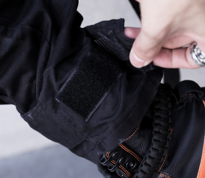 Pantalones de Trabajo Casual Hip Hop Four Seasons con Bolsillos y Cierre Velcro - Corte Holgado Coreano para Hombre - Image 8