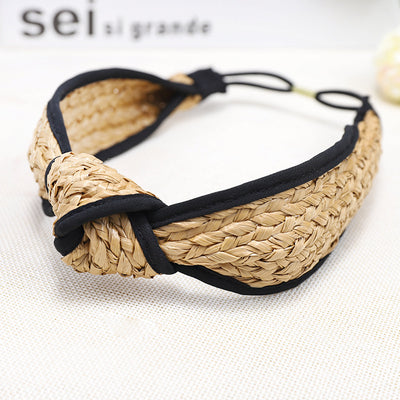 Diadema Tejida a Mano de Rafia Ancha - Accesorios para Cabello Literarios - Image 25