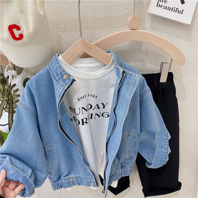 Chaqueta Vaquera Corta para Niñas - Estilo Primavera Otoño - Image 15