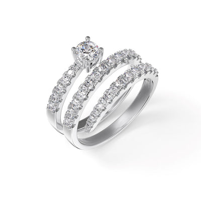 Anillo de Plata 925 Diseño Espiral con Circonia Cúbica - Estilo Personalizado - Image 14
