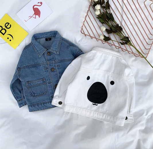 Chaqueta de Mezclilla con Diseño de Osito para Niño - Image 2