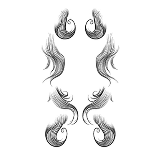 Adhesivos de Flequillo y Patillas para Maquillaje Escénico y Fiestas - Image 3