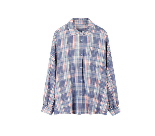 Camisa Cuadros Púrpura Salt